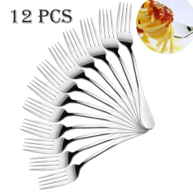 Dammyty Upgrade Stainless Steel Dinner Forks,Salad Forks Set of 12